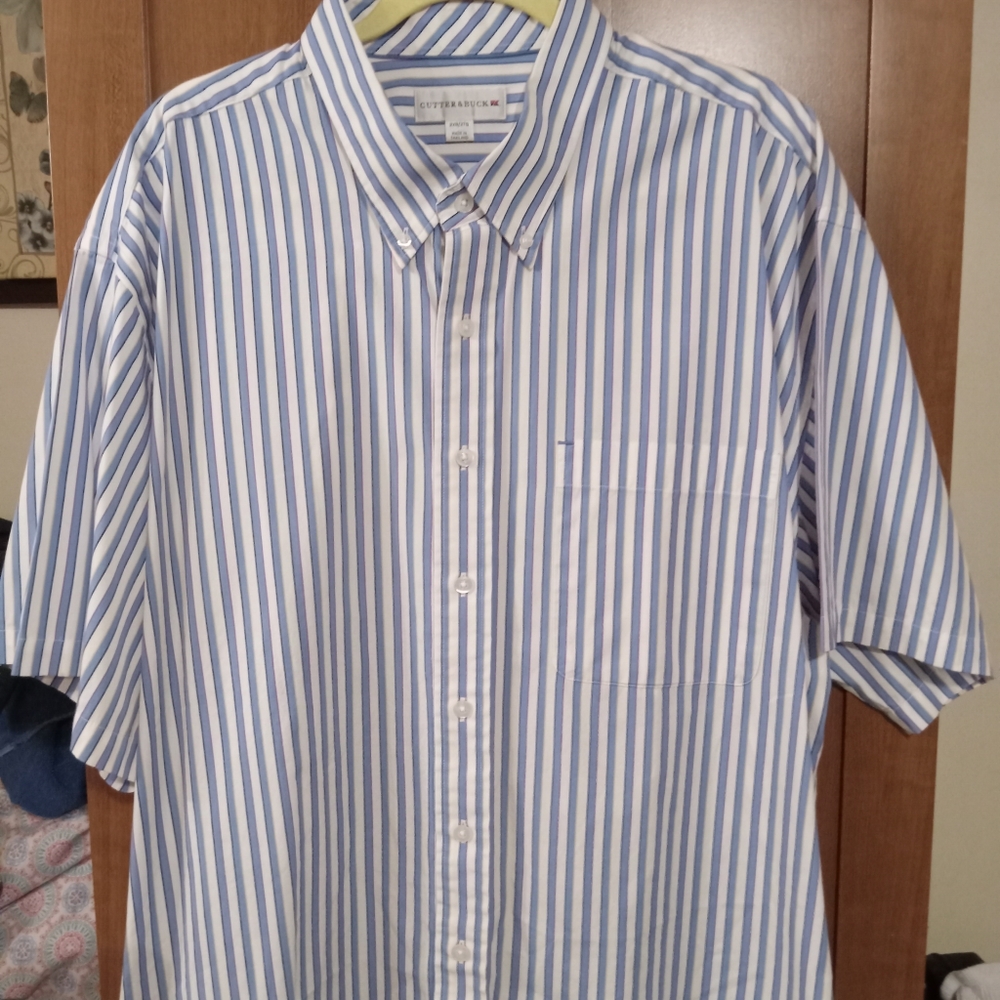 Cutter & Buck Mens Button T-Shirt - Picture 12 of 14